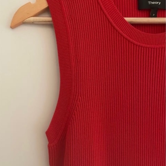 Worn 1x Size P Theory Pleated Dress - Picture 2 of 5